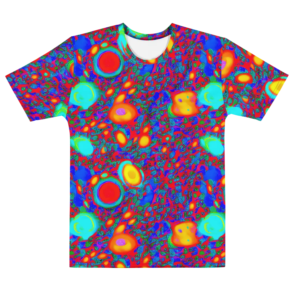Electric Organism on Men's Cotton Crew Neck T-Shirt — Front
