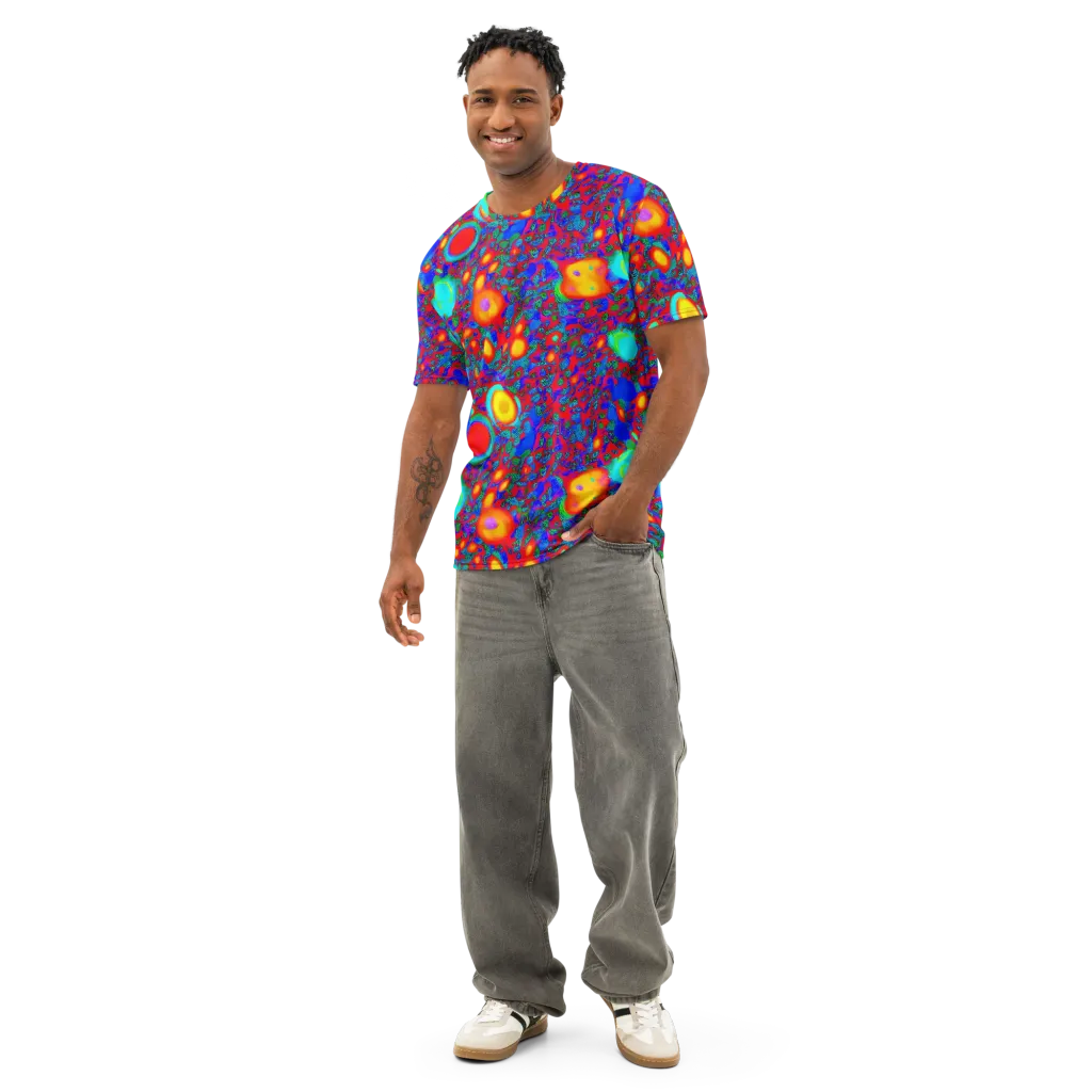 Electric Organism on Men's Cotton Crew Neck T-Shirt — Front
