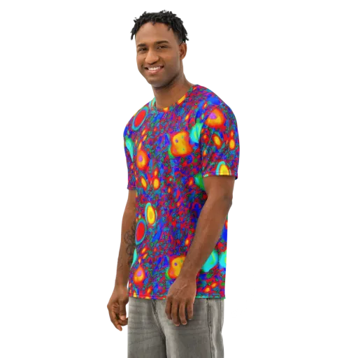 Electric Organism on a Men's Cotton Crew Neck T-Shirt