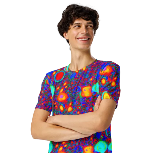 Electric Organism on a Men's Crew Neck T-Shirt