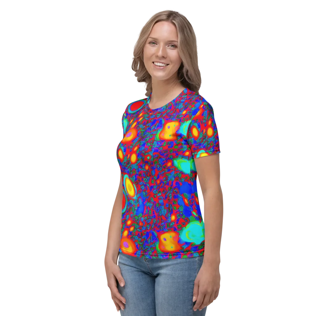 Electric Organism on Women's Crew Neck T-Shirt — Left
