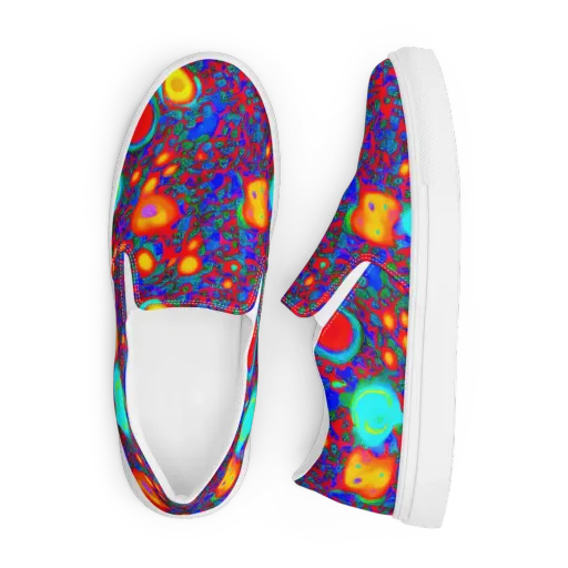 Electric Organism on a Men's Slip-On Canvas Shoes