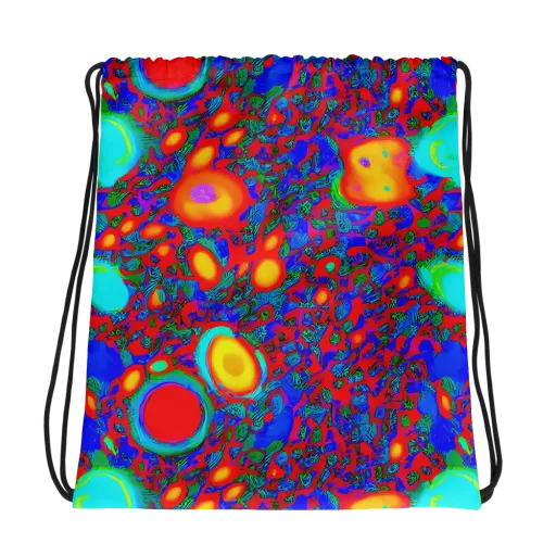 Electric Organism on a Drawstring Bag
