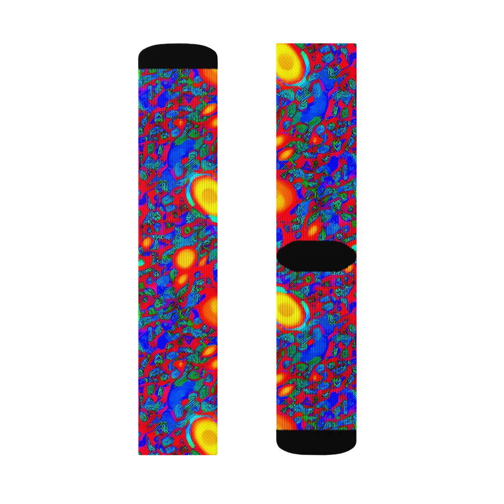 Electric Organism on Socks — Right Sock