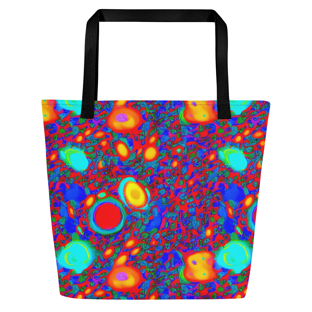 Electric Organism on Large Tote Bag W/ Pocket — Front
