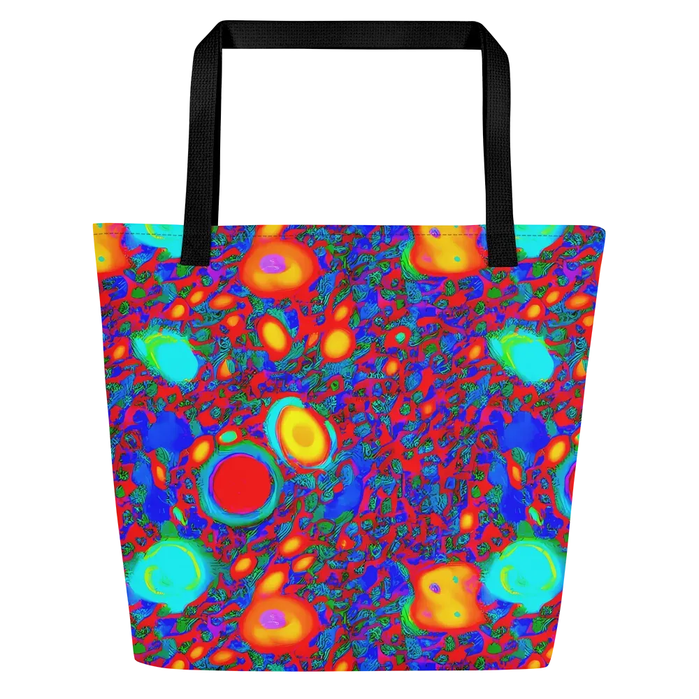Electric Organism on Large Tote Bag W/ Pocket — Front