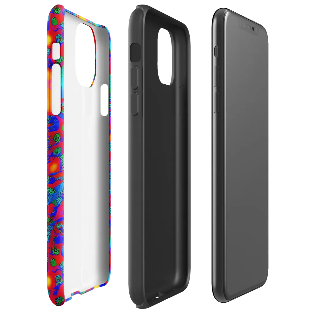 Electric Organism on Tough Case for iPhone® — Right