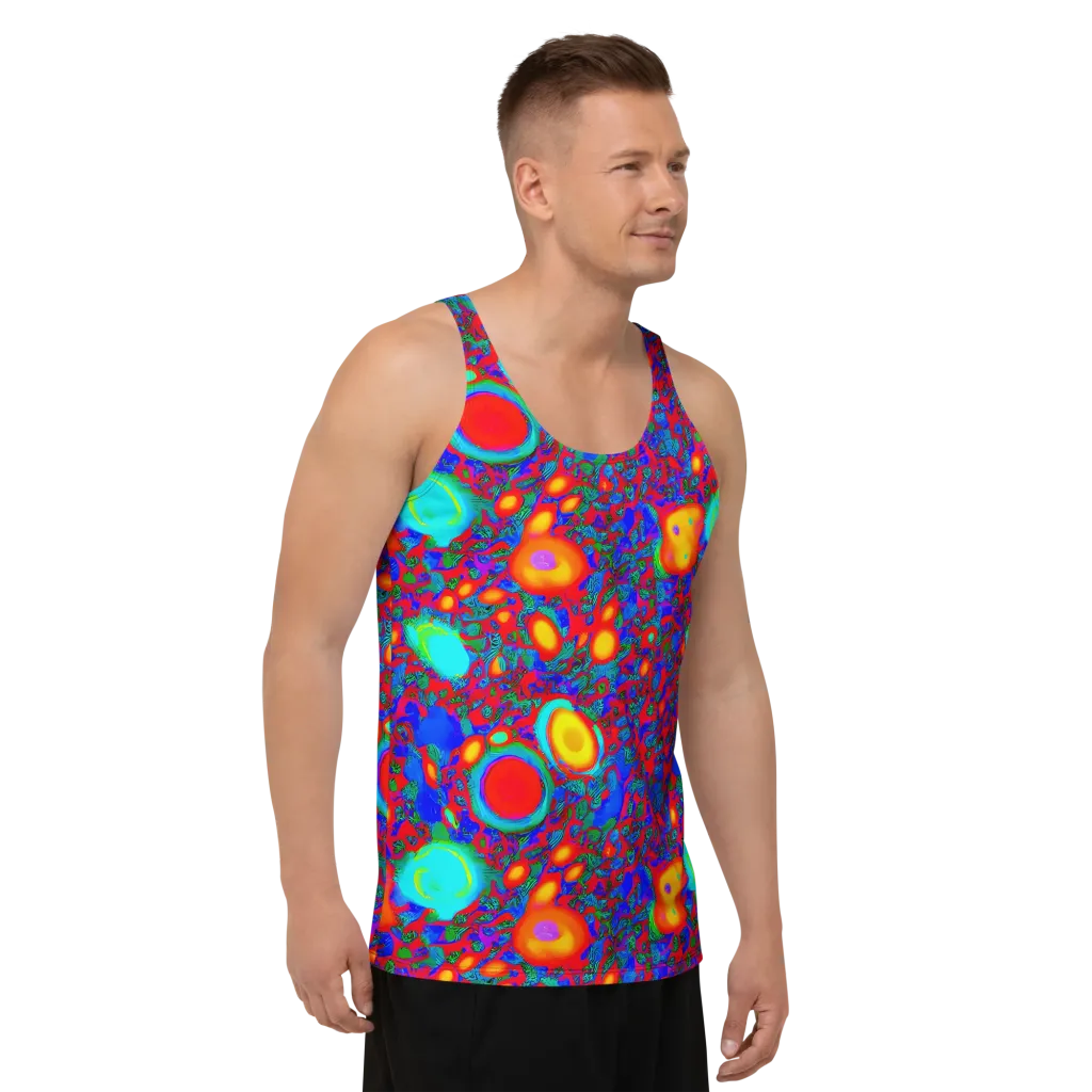 Electric Organism on Men's Tank Top — Right Front