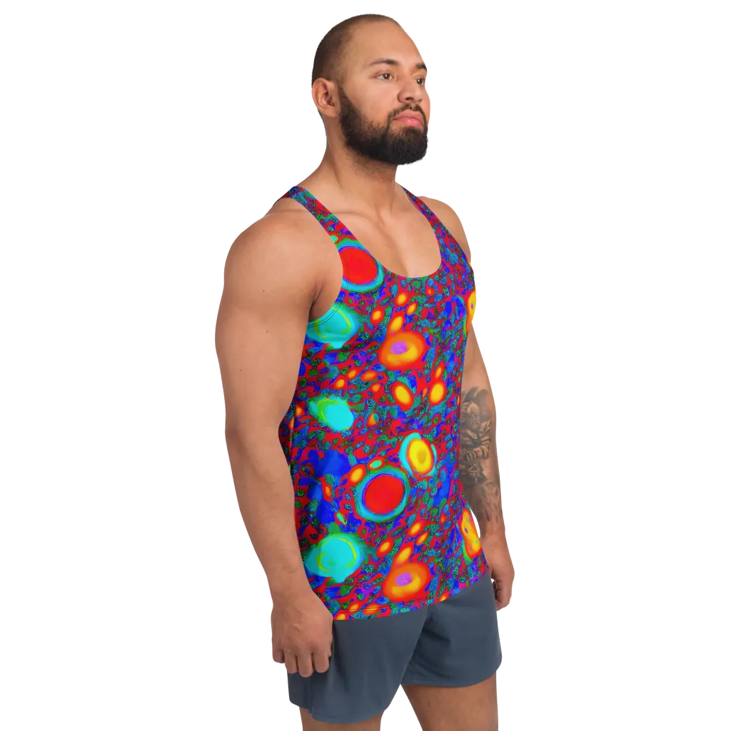 Electric Organism on Men's Tank Top — Right Front