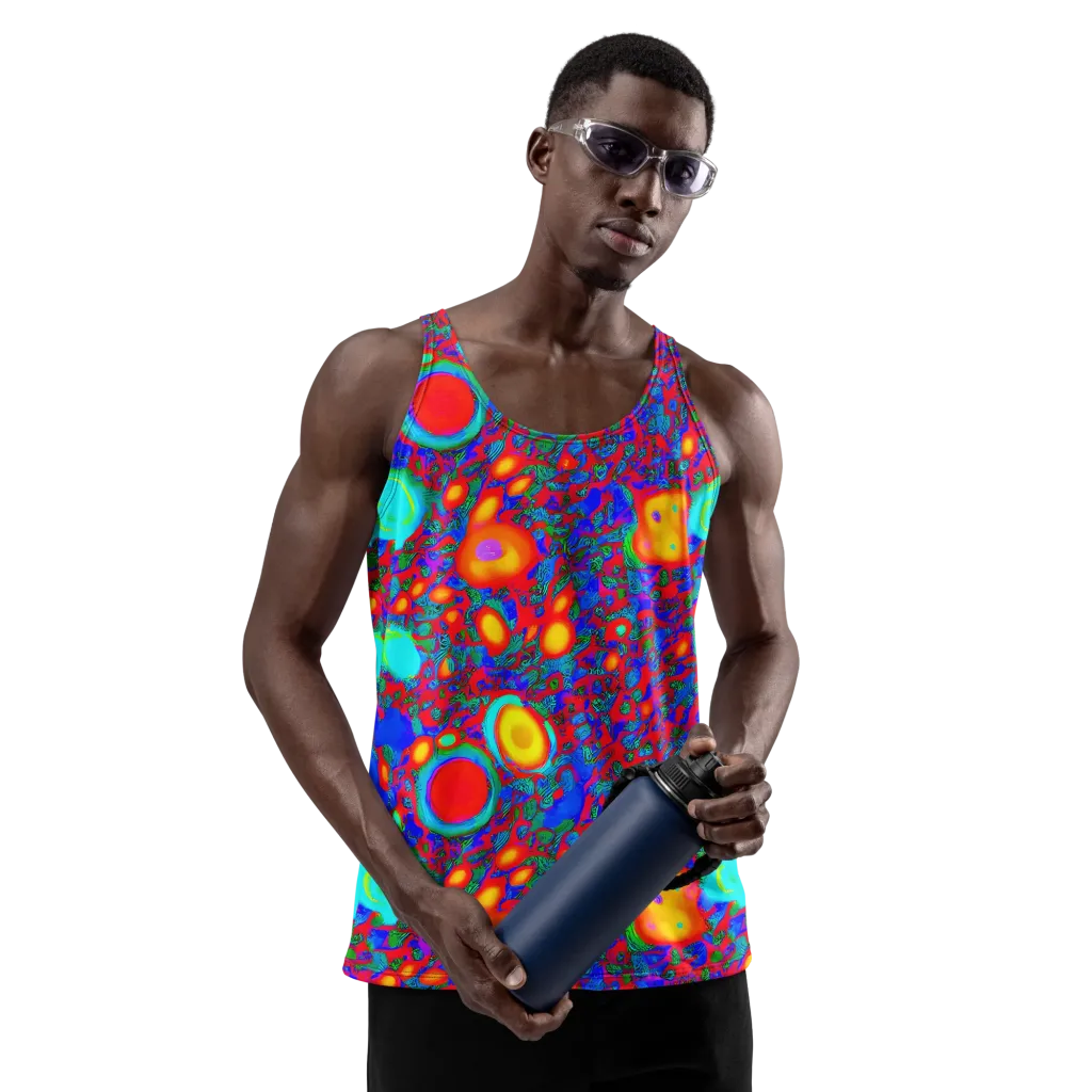 Electric Organism on Men's Tank Top — Front