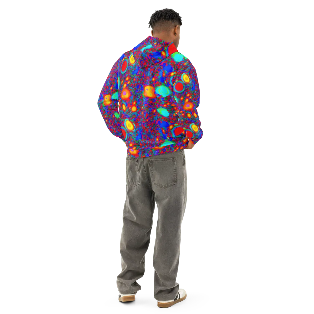 Electric Organism on Cotton Hoodie — Back