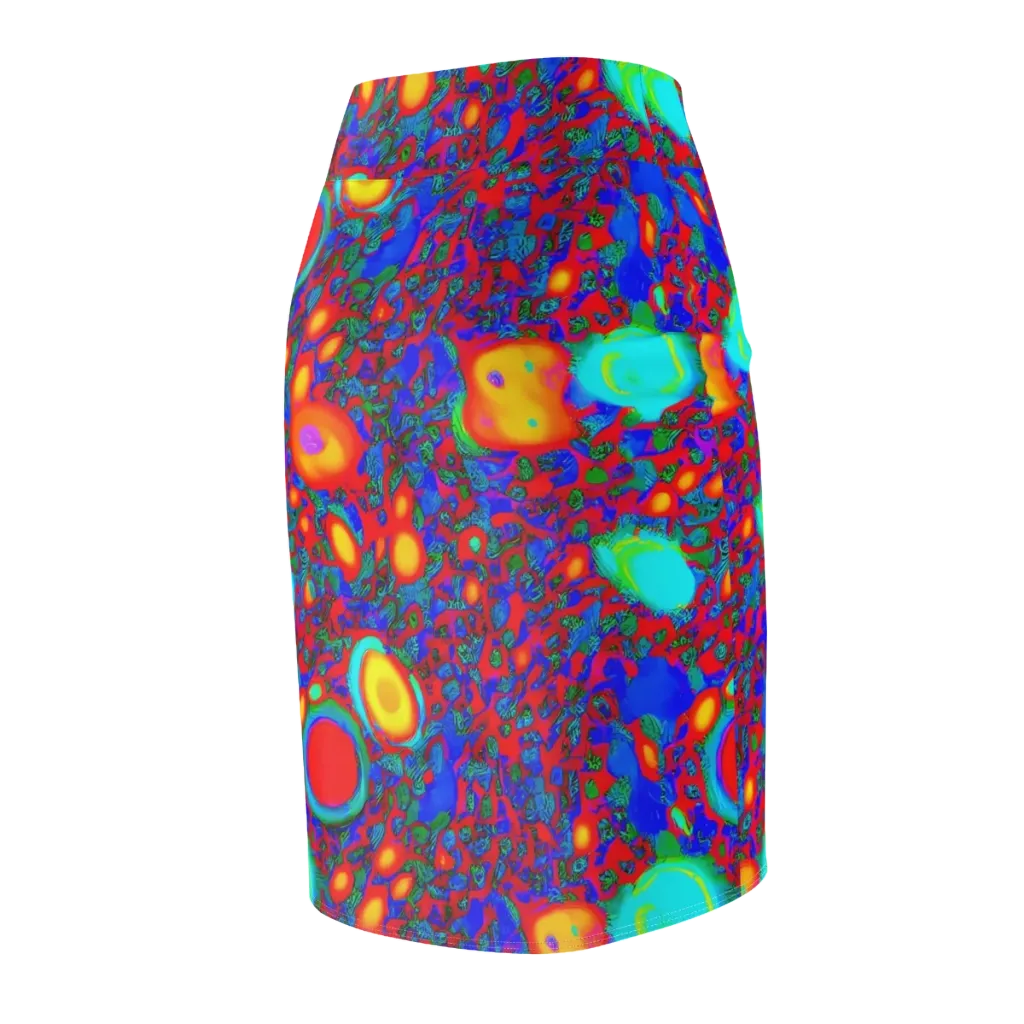 Electric Organism on Pencil Skirt — Back Side