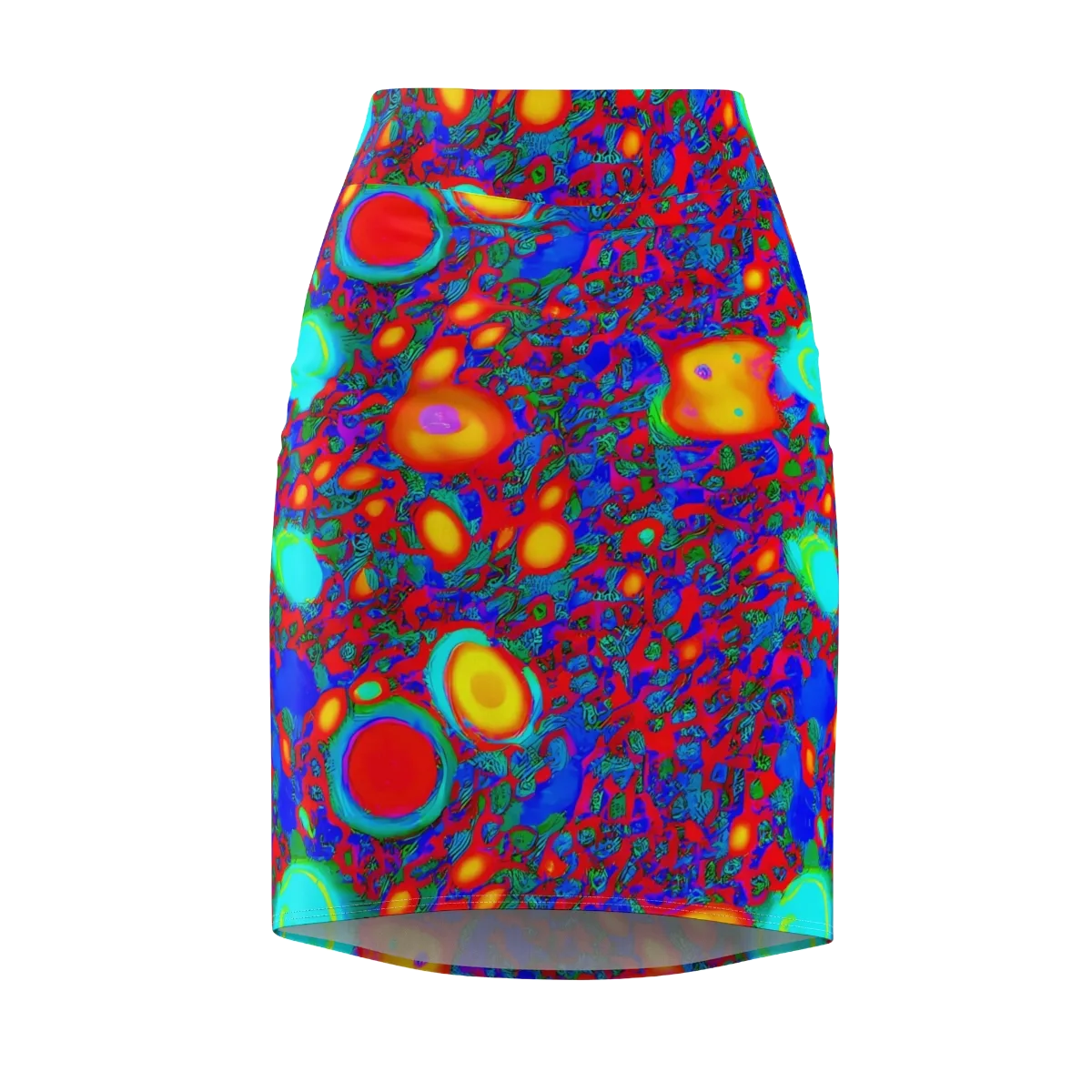 Electric Organism on Pencil Skirt — Front