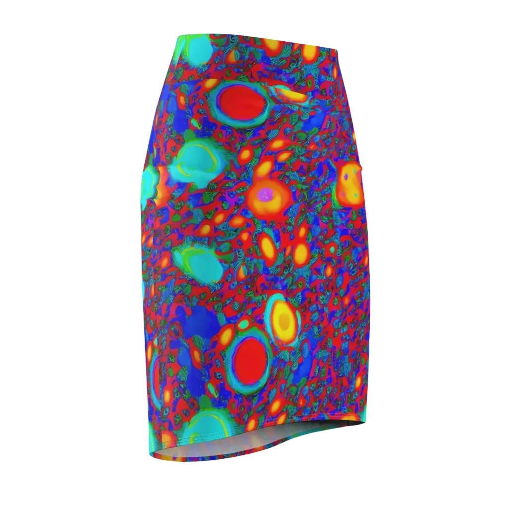 Electric Organism on Pencil Skirt — Front Side