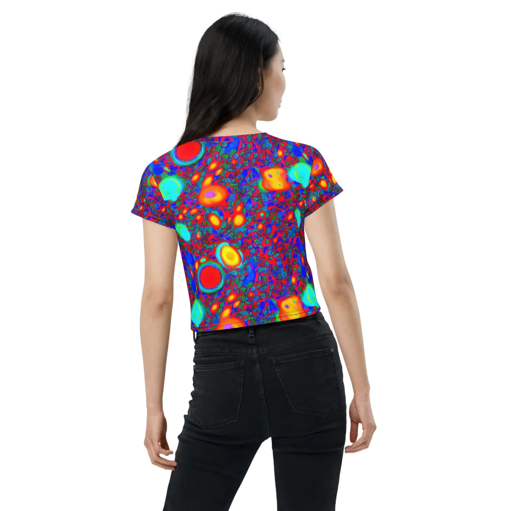 Electric Organism on Crop Tee — Back