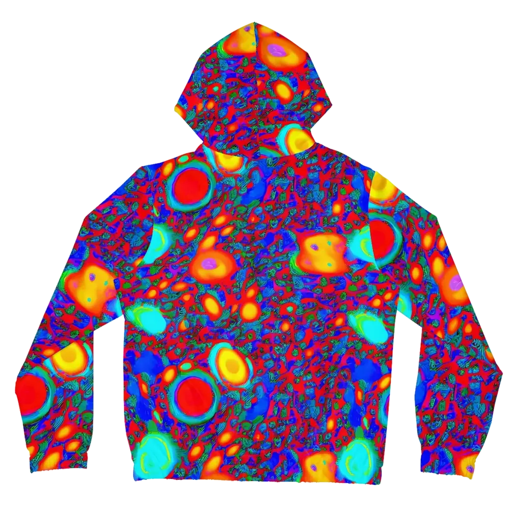 Electric Organism on Women's Full-Zip Hoodie — Back