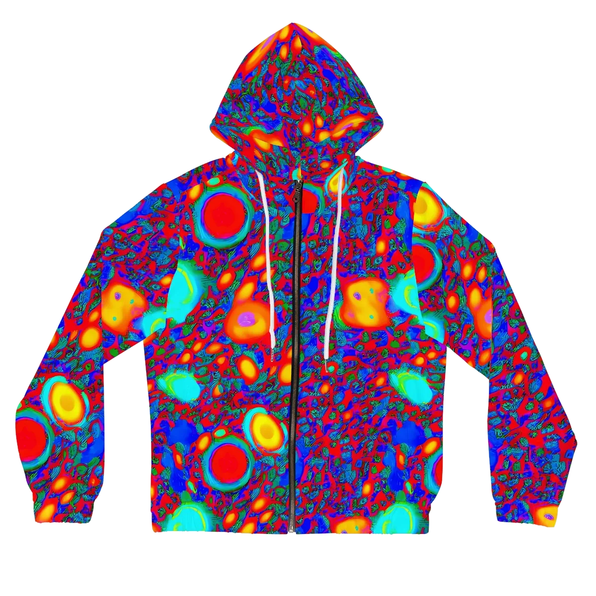Electric Organism on Women's Full-Zip Hoodie — Front