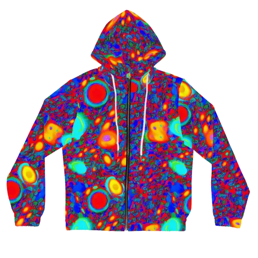 Electric Organism on a Women's Full-Zip Hoodie