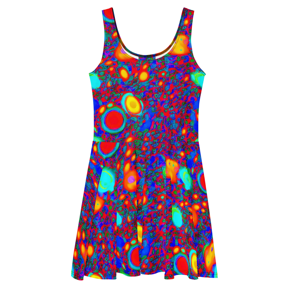 Electric Organism on Skater Dress — Front