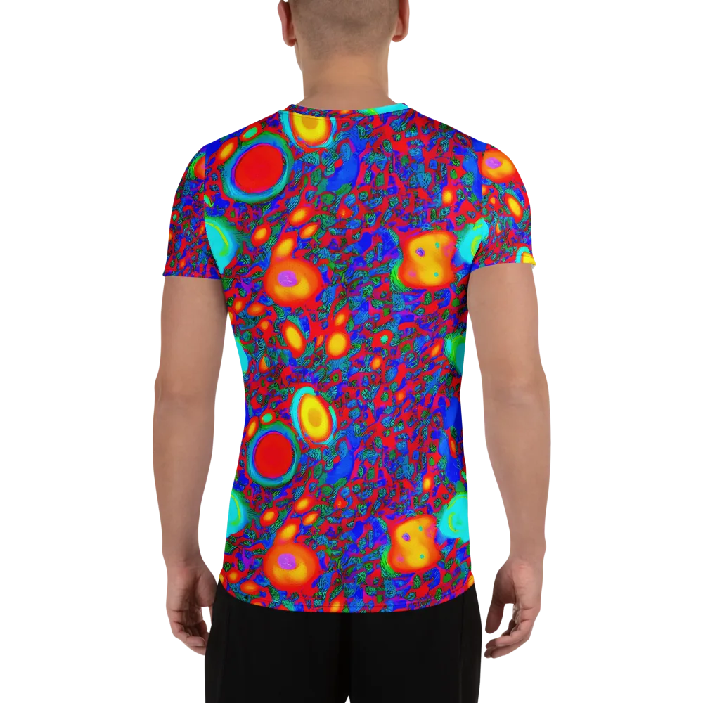 Electric Organism on Men's Athletic T-Shirt — Back