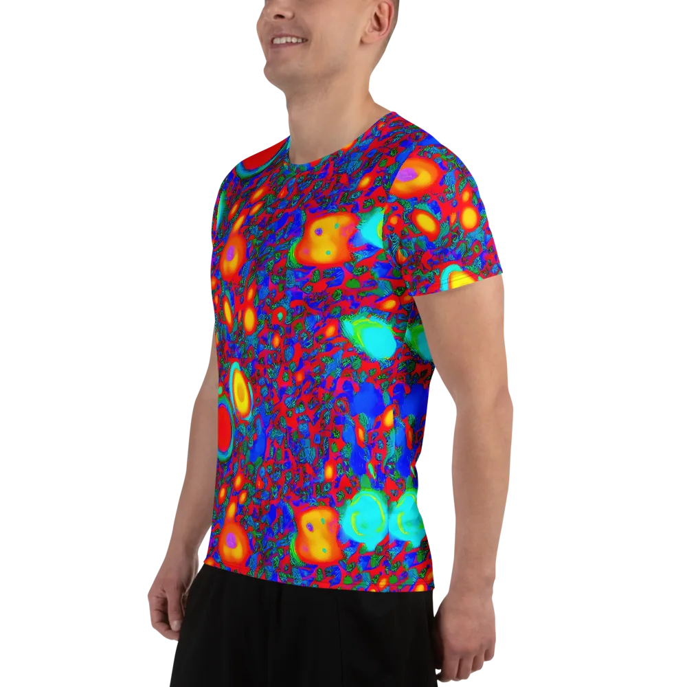 Electric Organism on Men's Athletic T-Shirt — Left