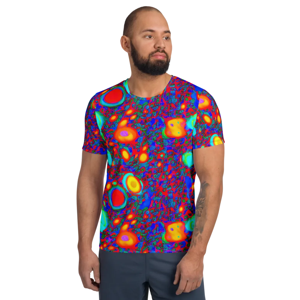 Electric Organism on Men's Athletic T-Shirt — Front