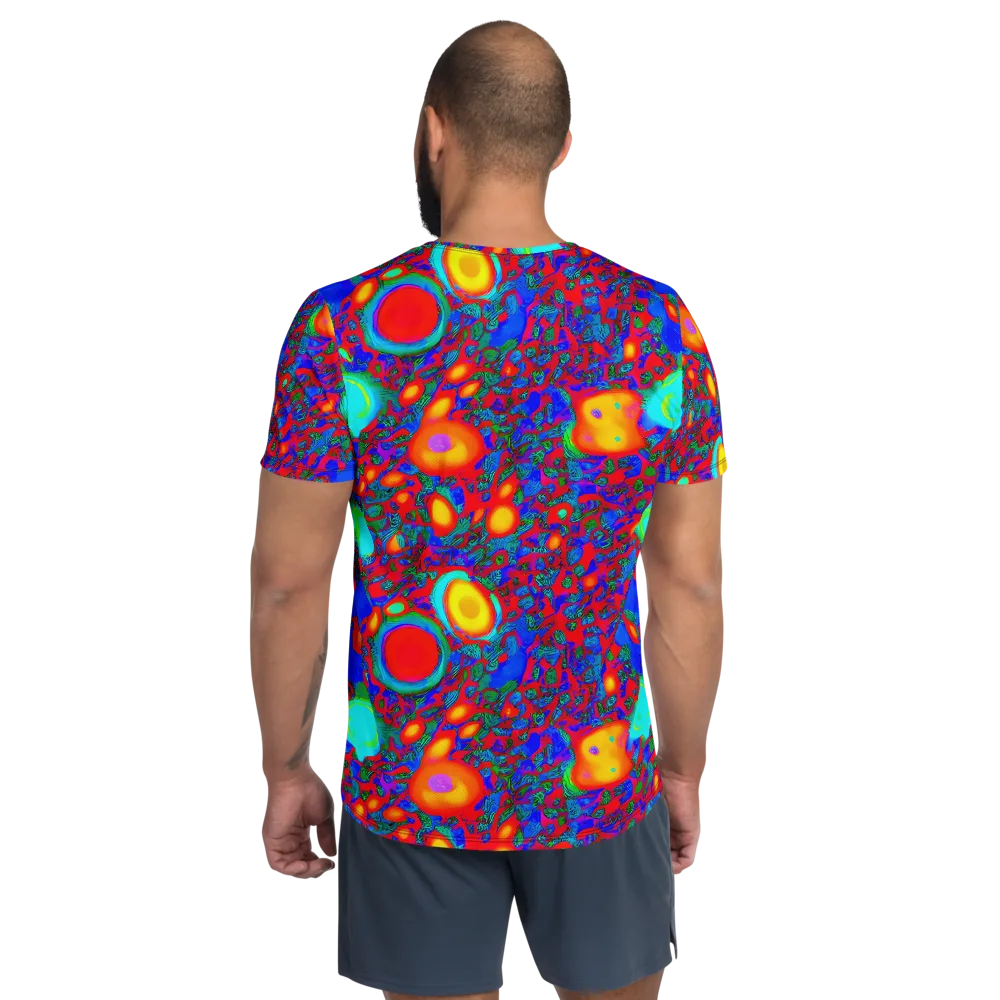 Electric Organism on Men's Athletic T-Shirt — Back