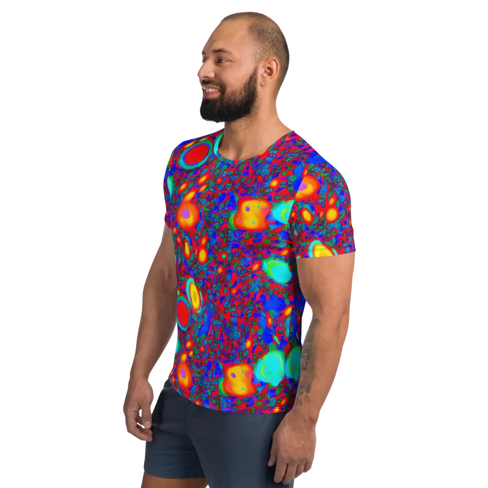 Electric Organism on Men's Athletic T-Shirt — Left