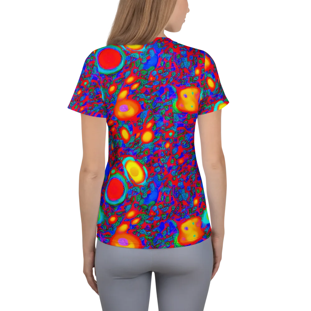 Electric Organism on Women's Athletic T-Shirt — Back