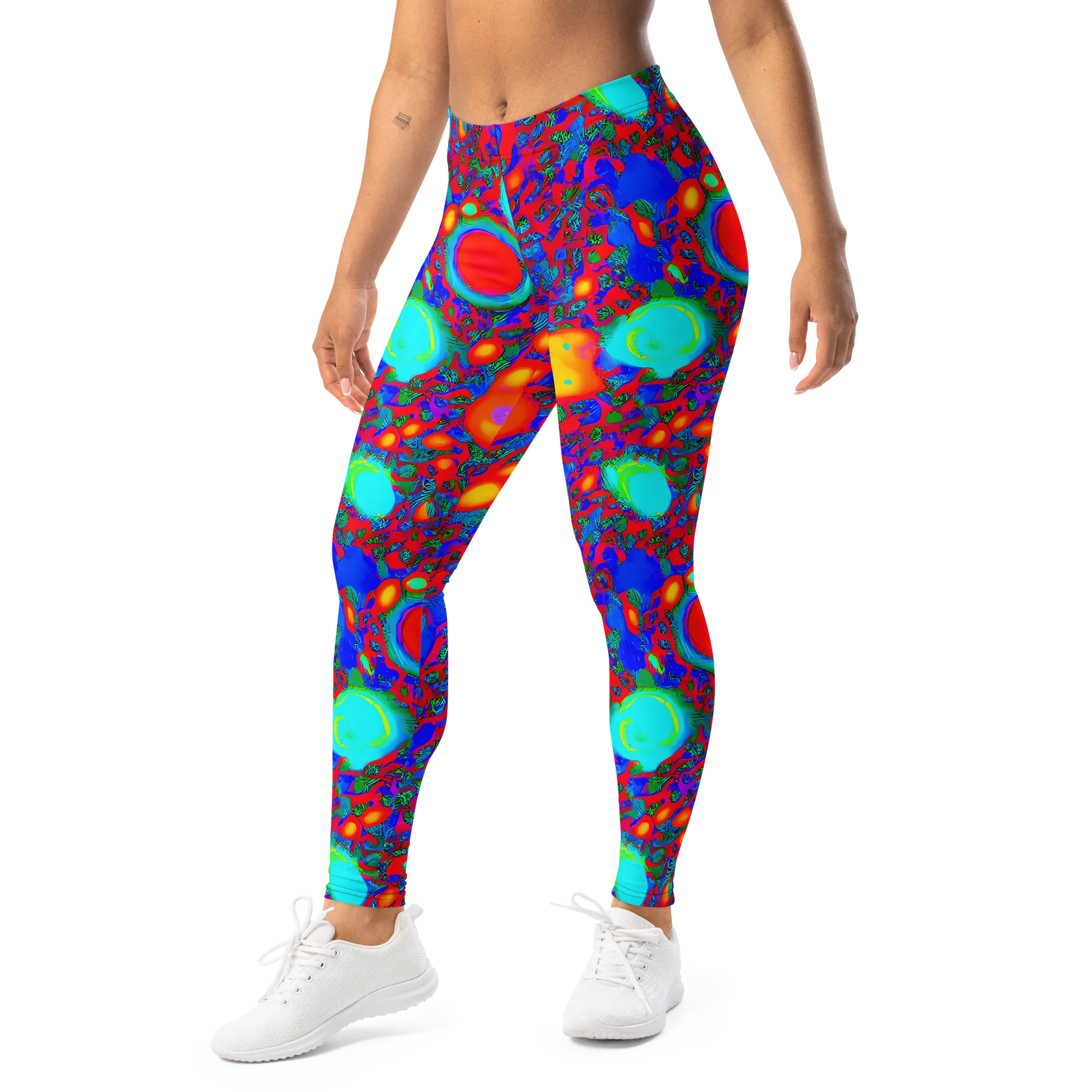 Electric Organism on Leggings — Left Front