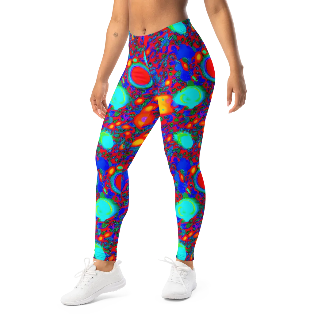 Electric Organism on Leggings — Left Front