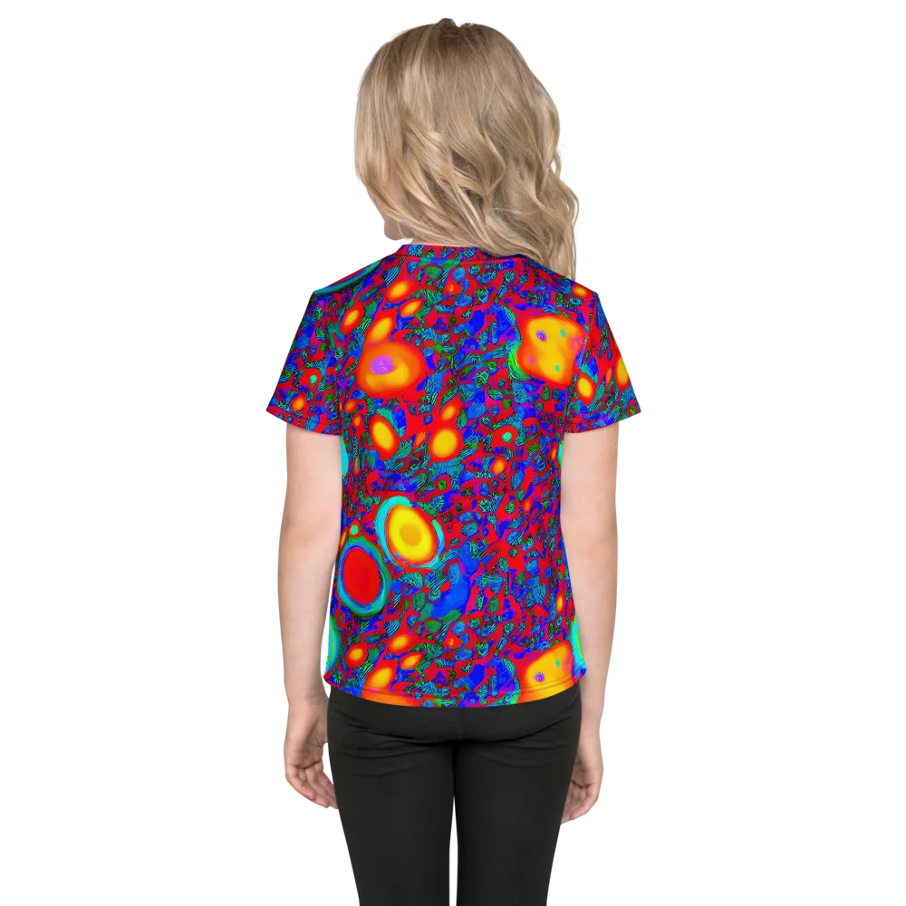 Electric Organism on Kids Crew Neck T-Shirt — Back