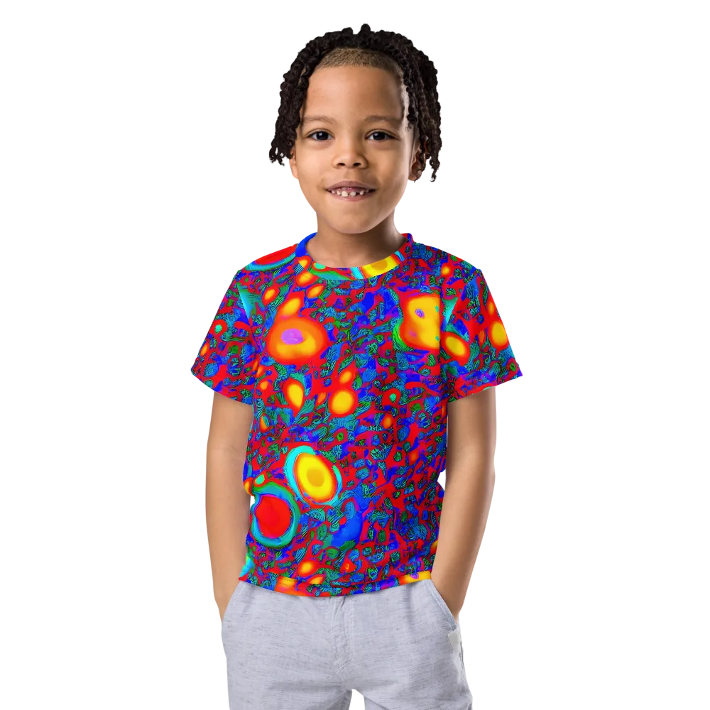 Electric Organism on Kids Crew Neck T-Shirt — Front
