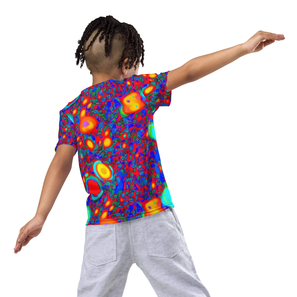 Electric Organism on Kids Crew Neck T-Shirt — Back