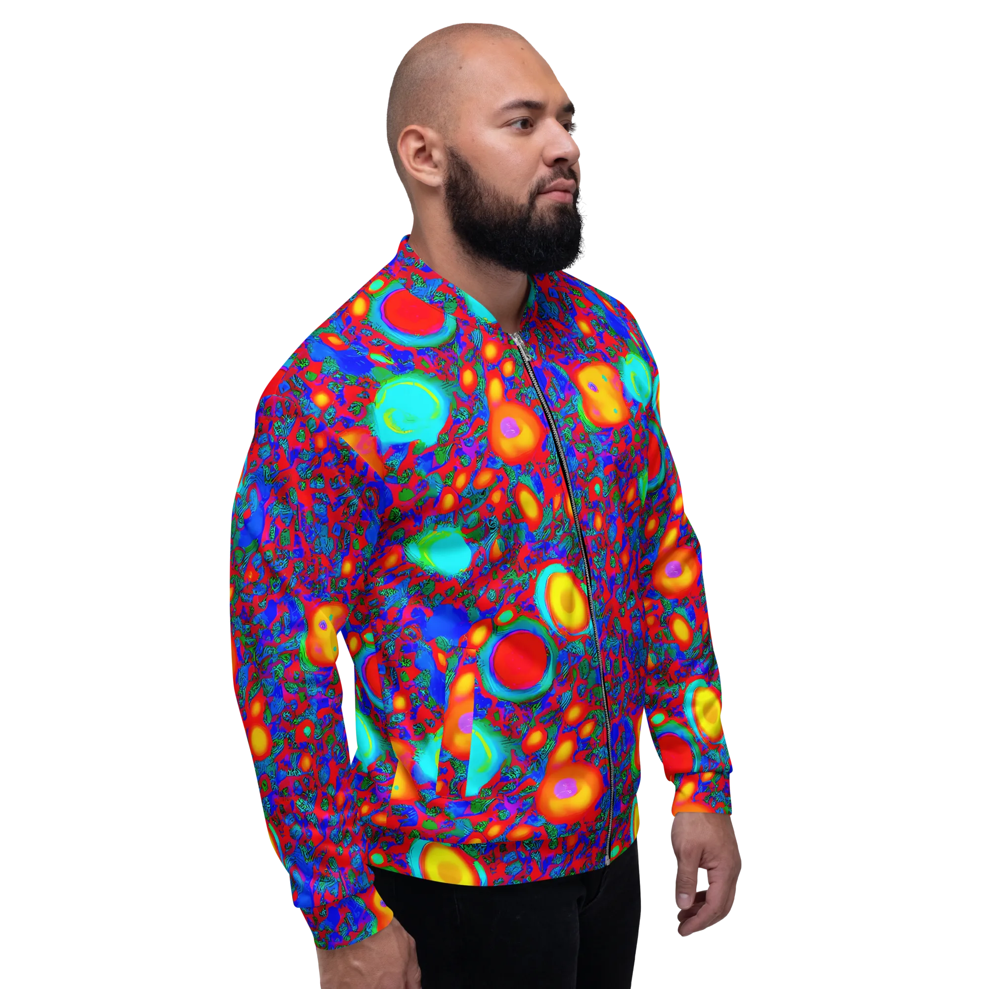 Electric Organism on Bomber Jacket — Right