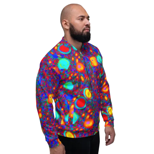 Electric Organism on a Bomber Jacket
