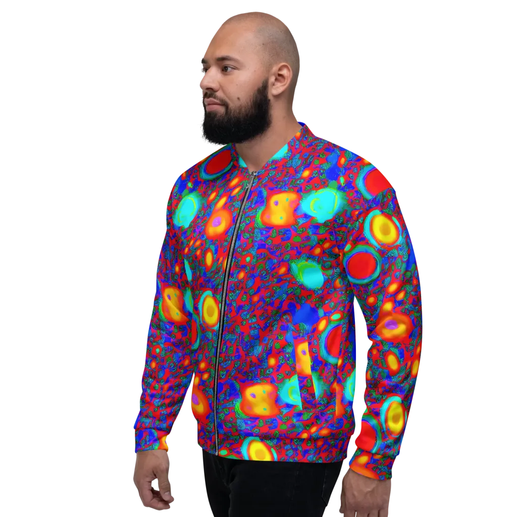 Electric Organism on Bomber Jacket — Left