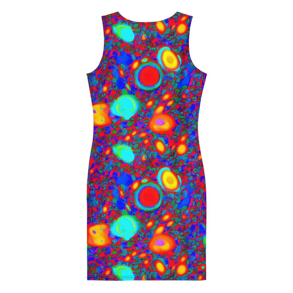 Electric Organism on Bodycon Dress — Back