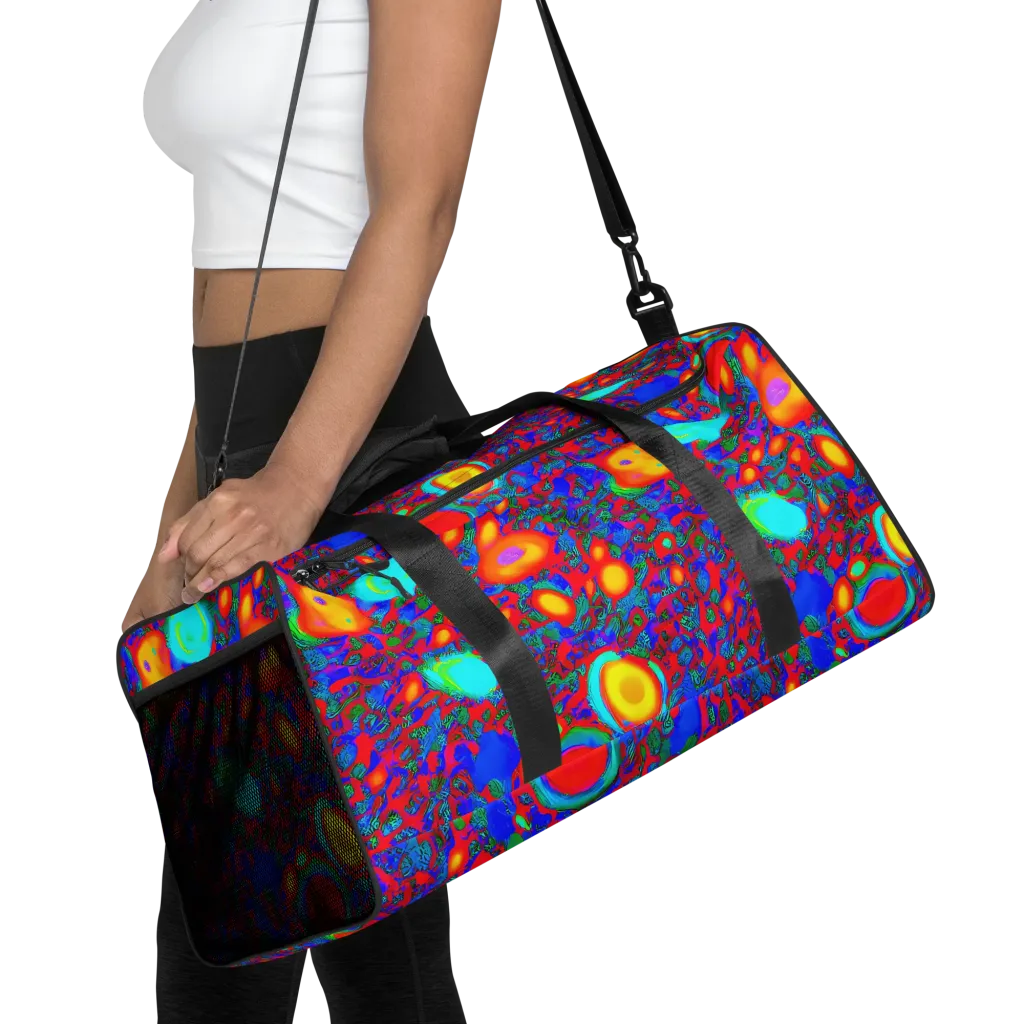 Electric Organism on Duffle Bag — Front