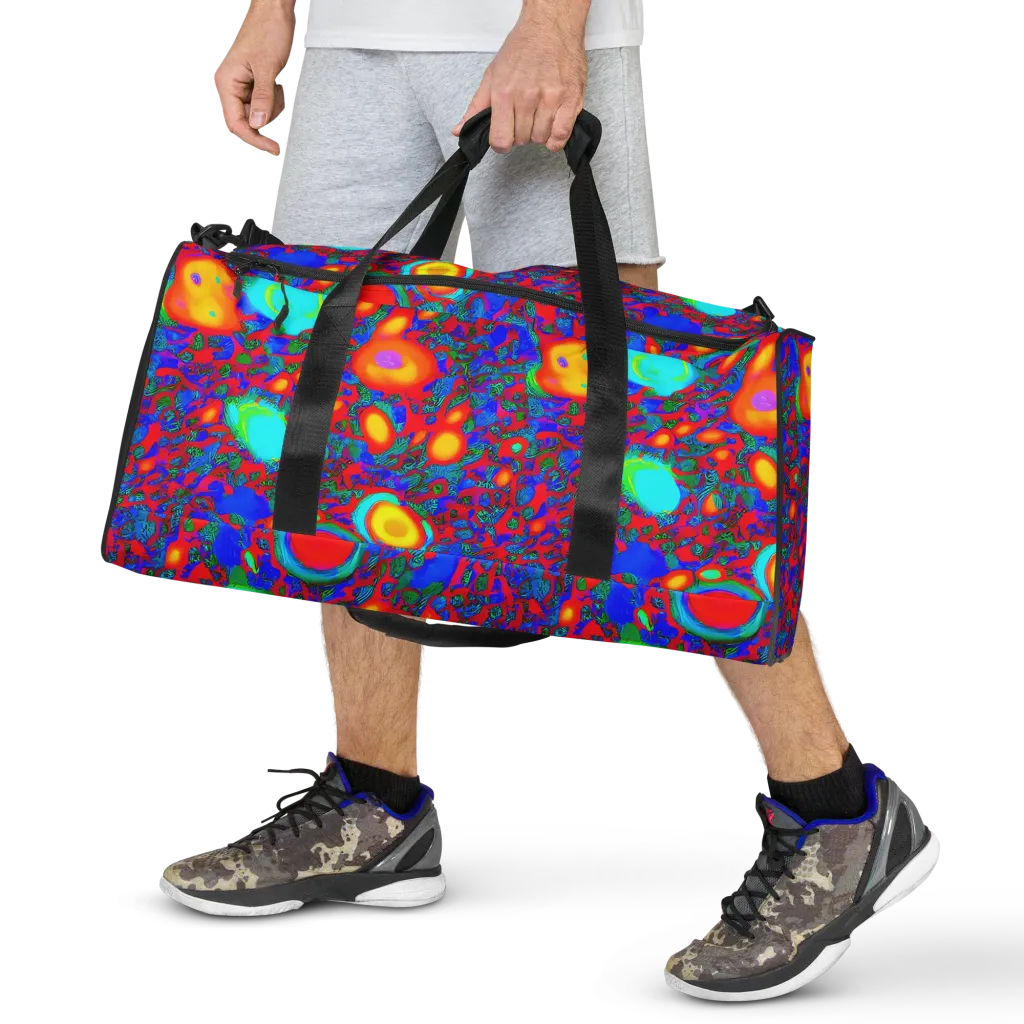 Electric Organism on Duffle Bag — Front