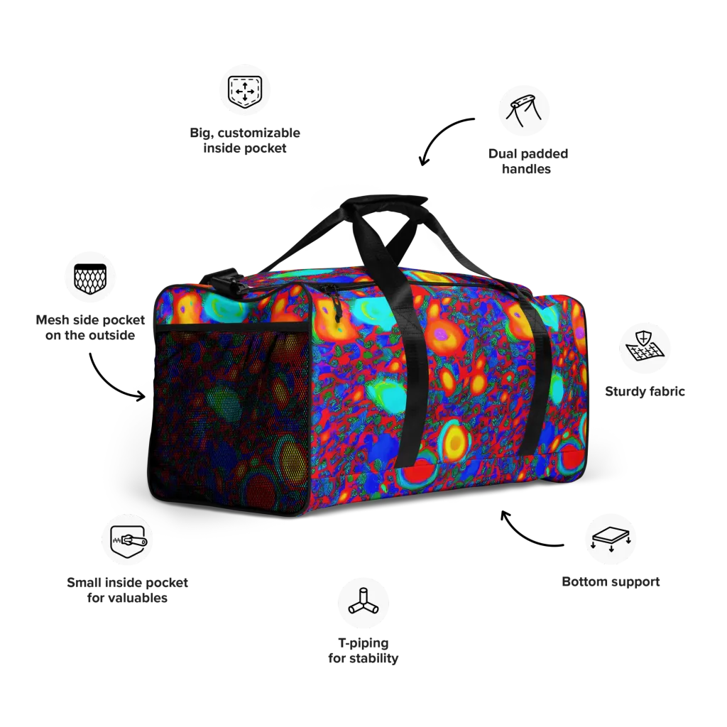Electric Organism on Duffle Bag — Right Front