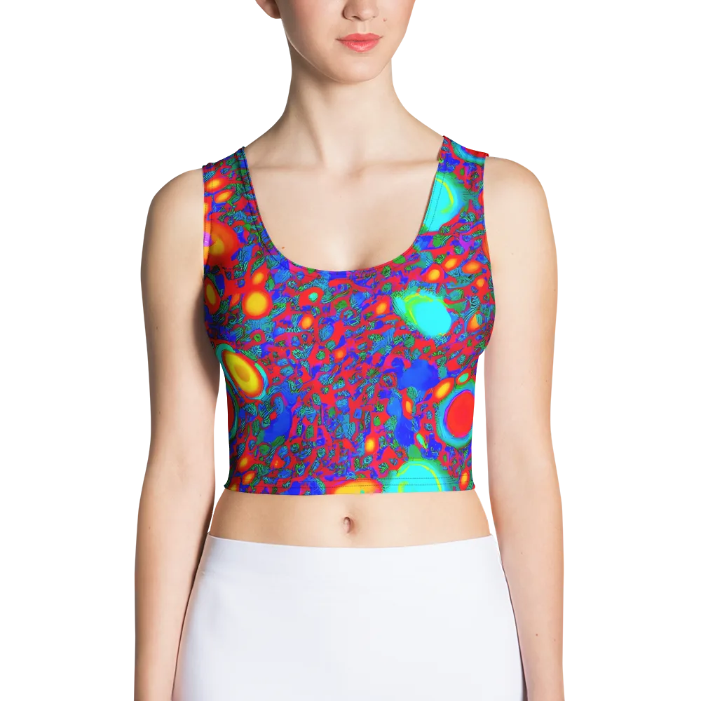 Electric Organism on Crop Top — Front