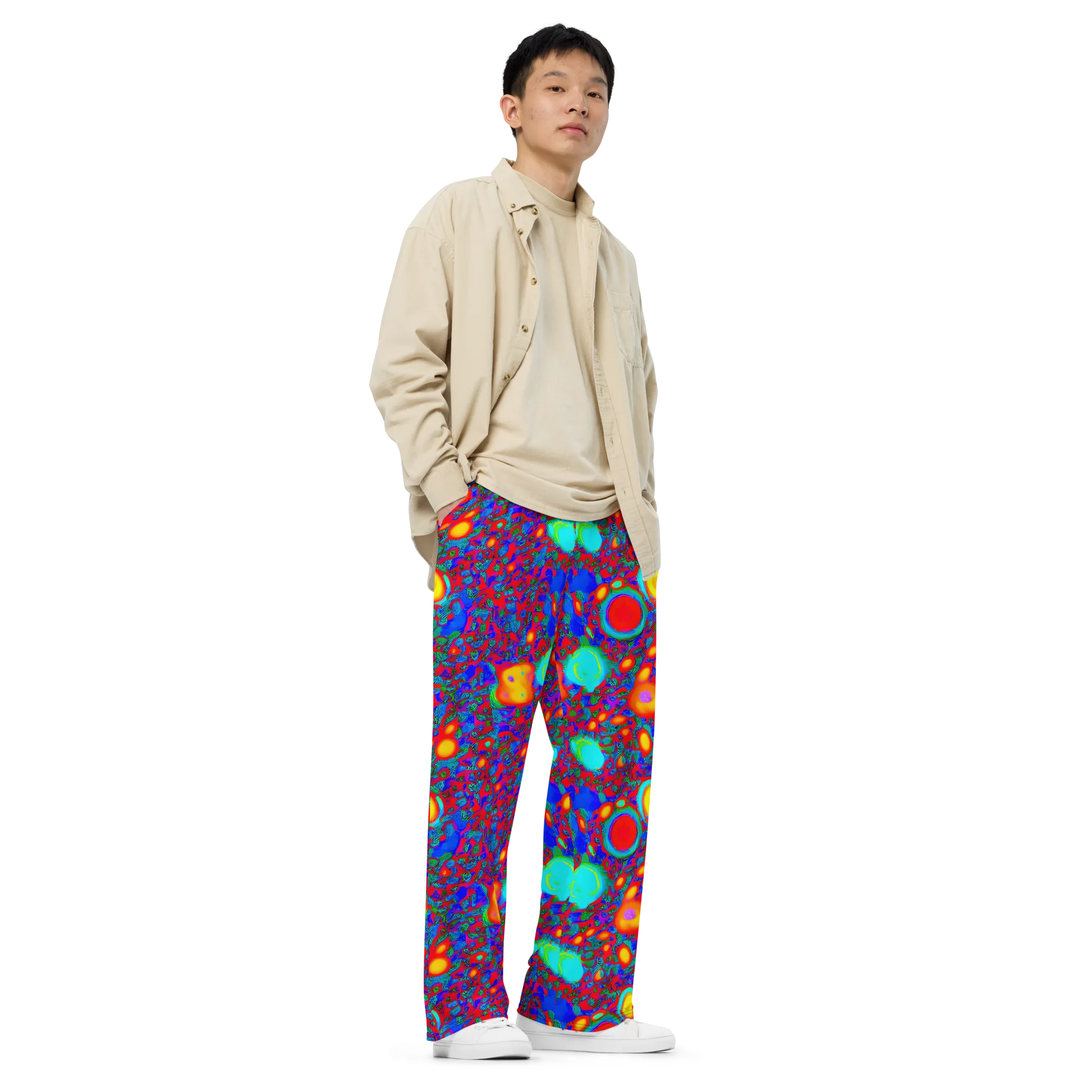 Electric Organism on Wide-Leg Pants — Right Front