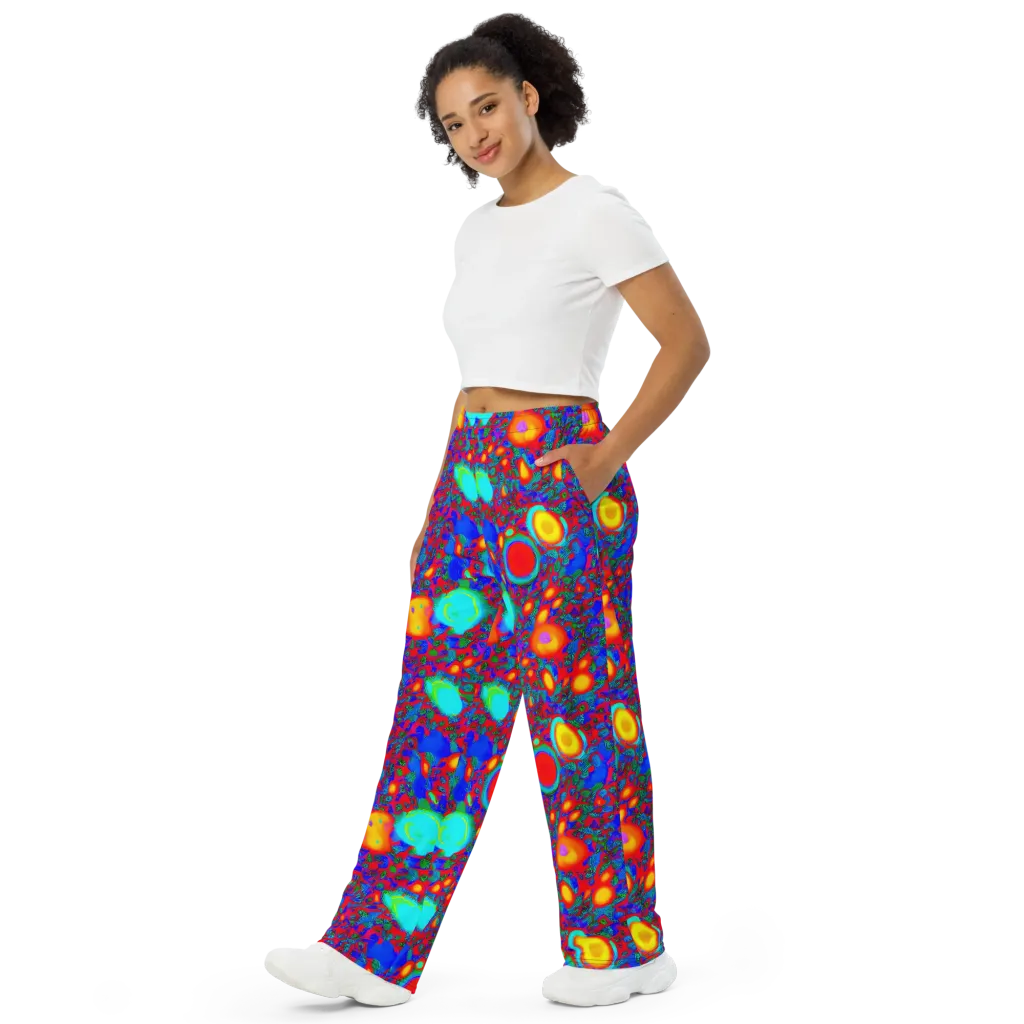 Electric Organism on Wide-Leg Pants — Left Front