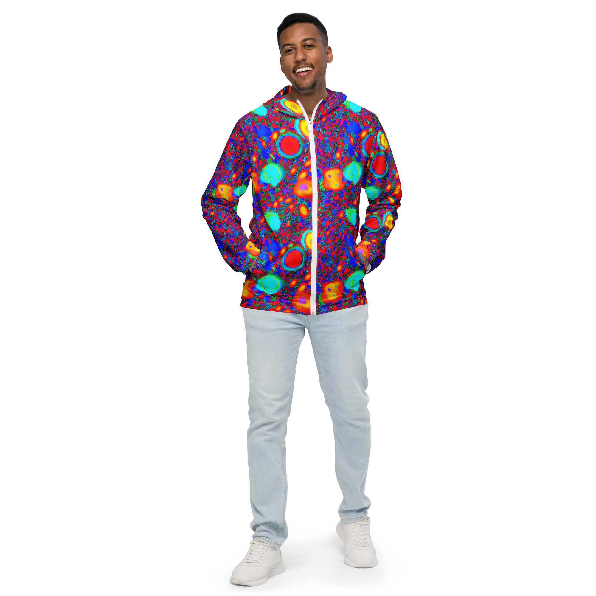 Electric Organism on Men's Windbreaker — Front