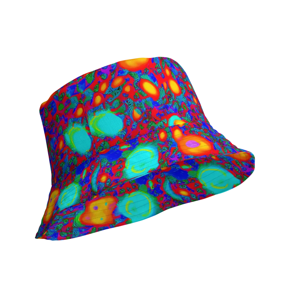 Electric Organism on Reversible Bucket Hat — Product details Outside
