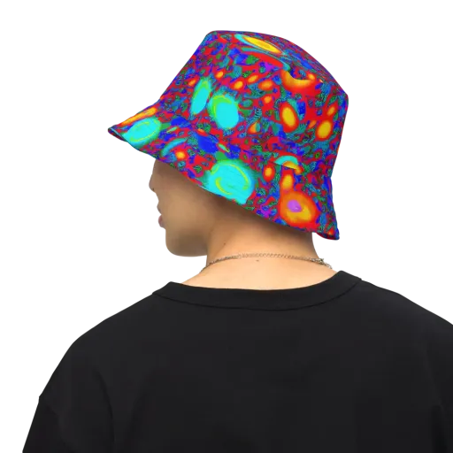 Electric Organism on a Reversible Bucket Hat