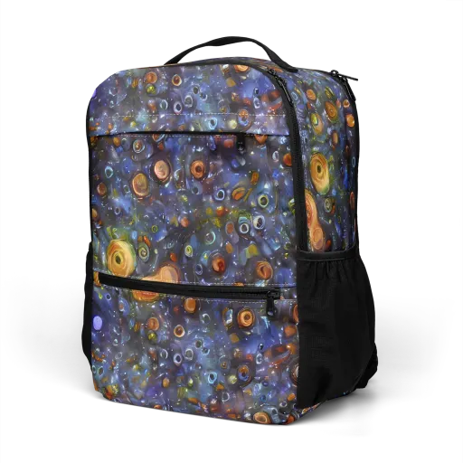 Blue Nebula on a Utility Backpack
