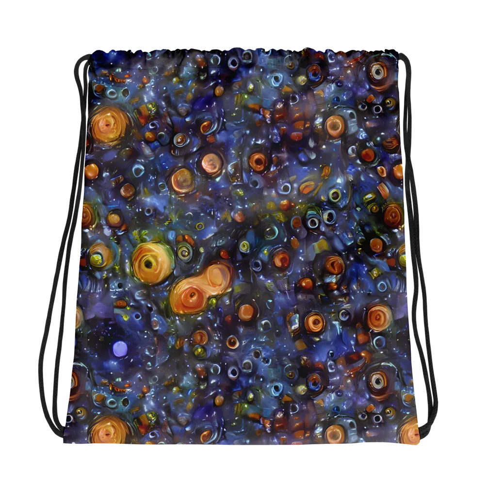 Blue Nebula on Drawstring Bag — Photo