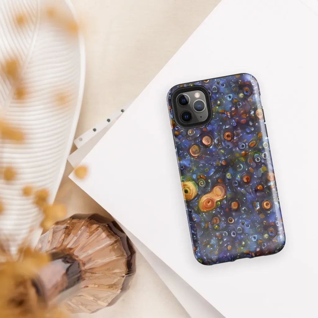 Blue Nebula on Tough Case for iPhone® — Front